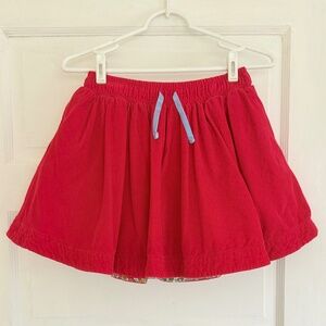 Mini Boden Twirly Skirt in Red Corduroy (11-12Y)